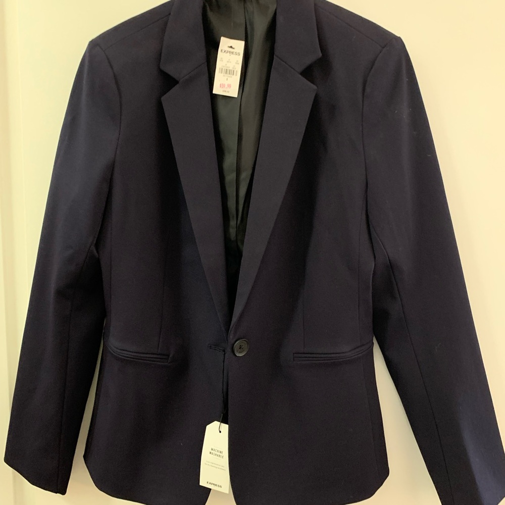 Express women’s navy blue blazer
